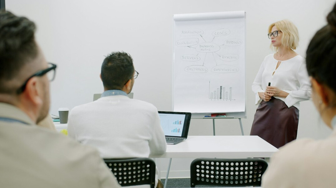 doctor attending seminar