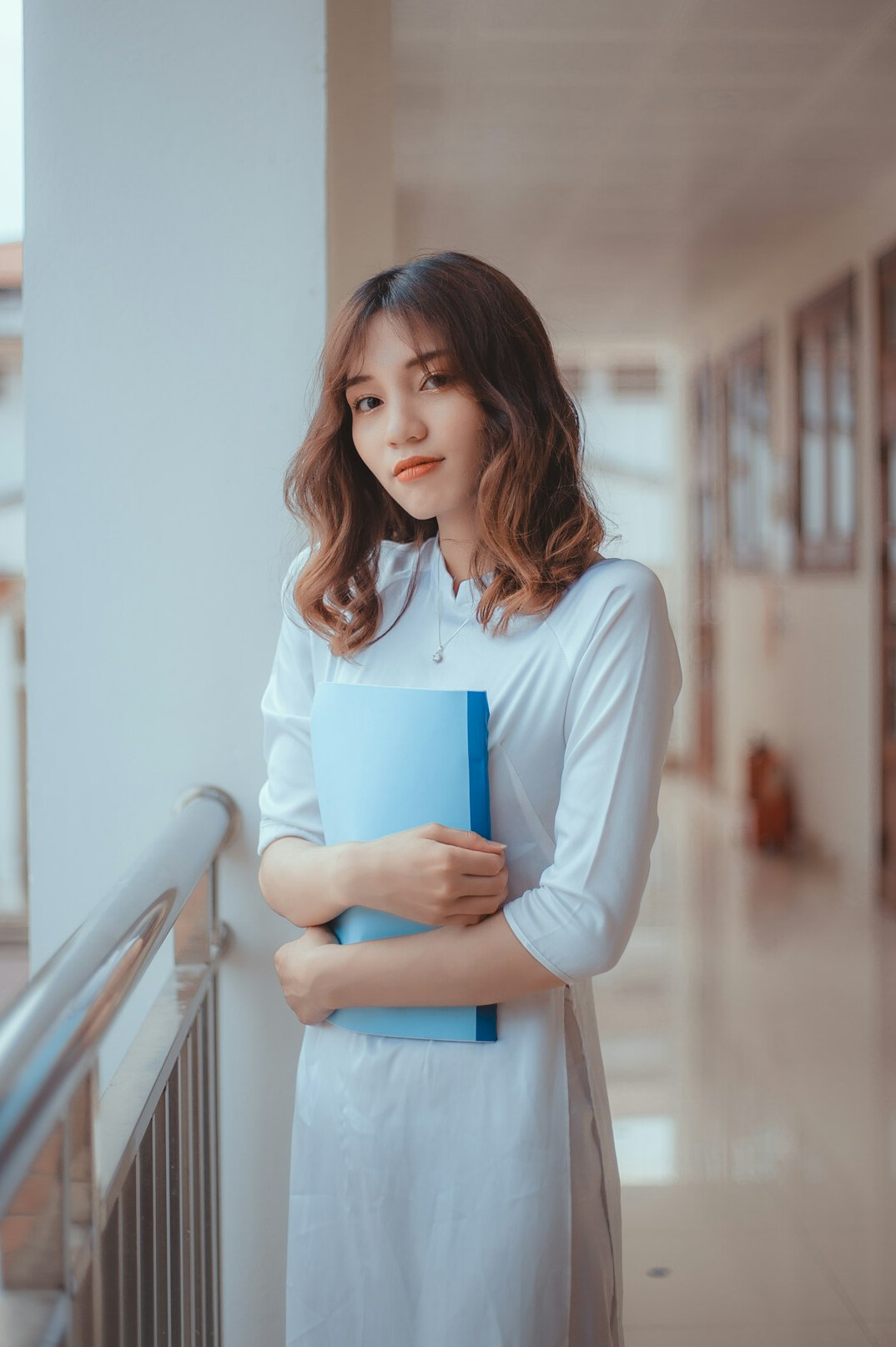 nurse studying medical books