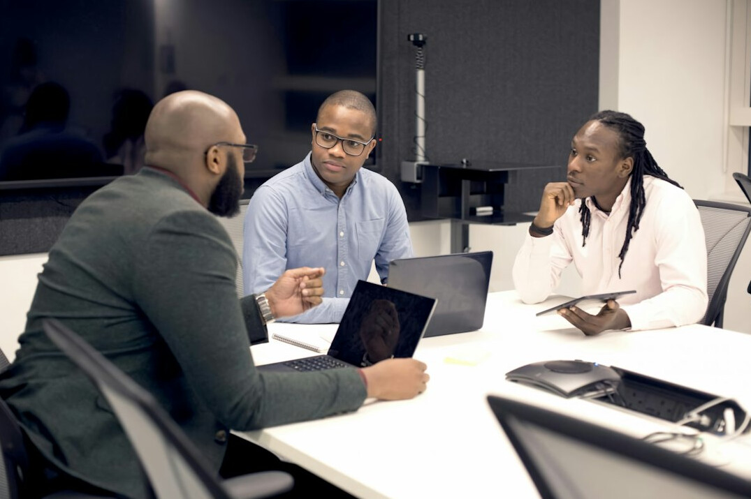 group of doctors learning